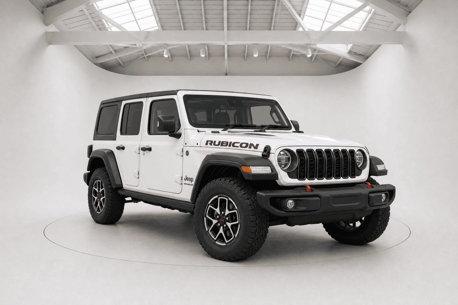 Jeep Wrangler · Front three-quarter