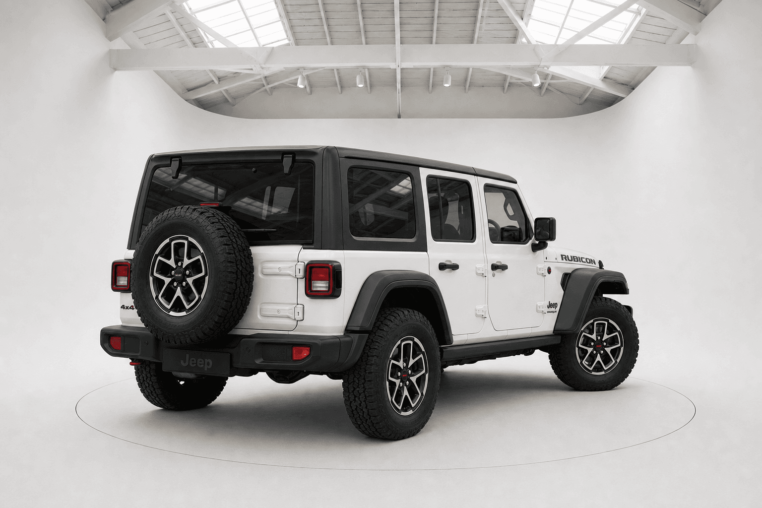 Jeep Wrangler · Rear three-quarter