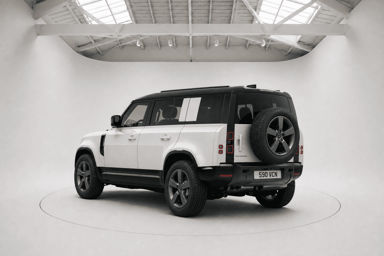 Land Rover Defender · Rear three-quarter