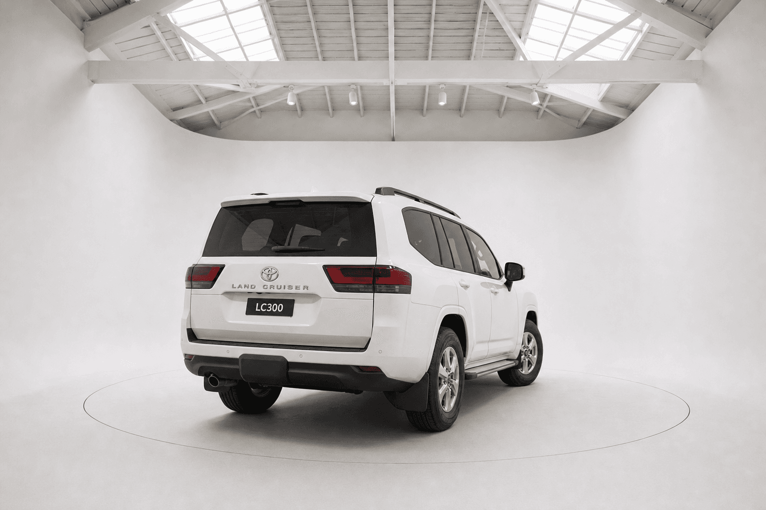 Toyota LandCruiser 300 · Rear three-quarter