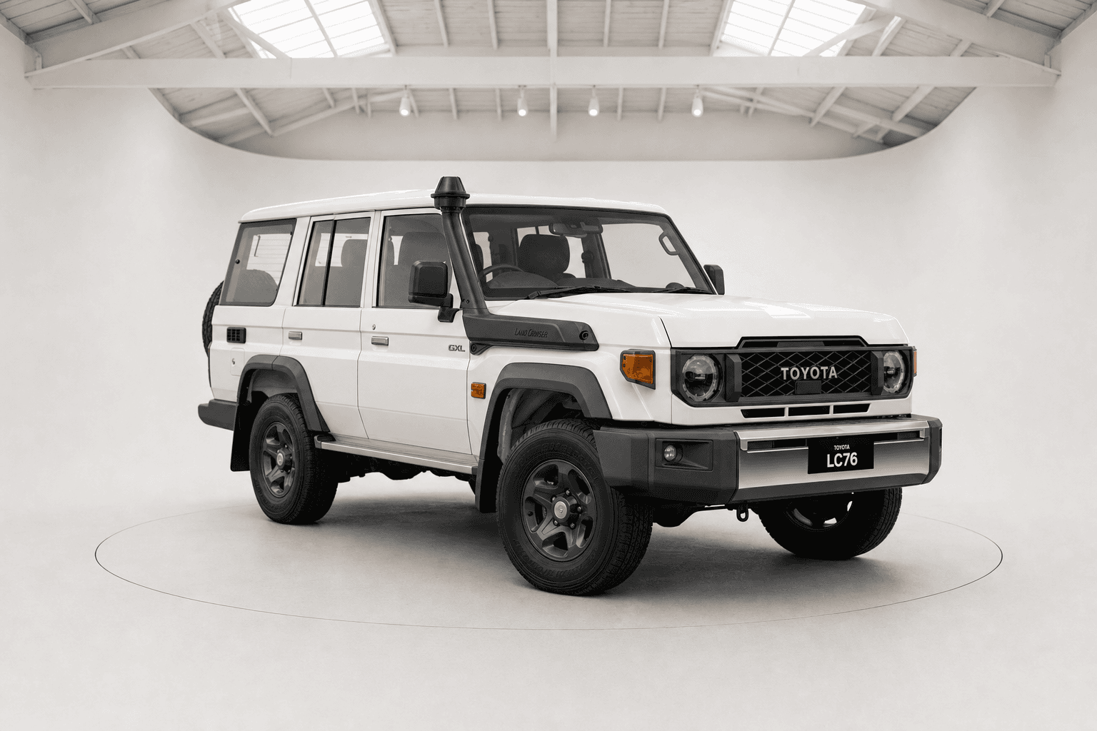 Toyota LandCruiser 70 · Front three-quarter