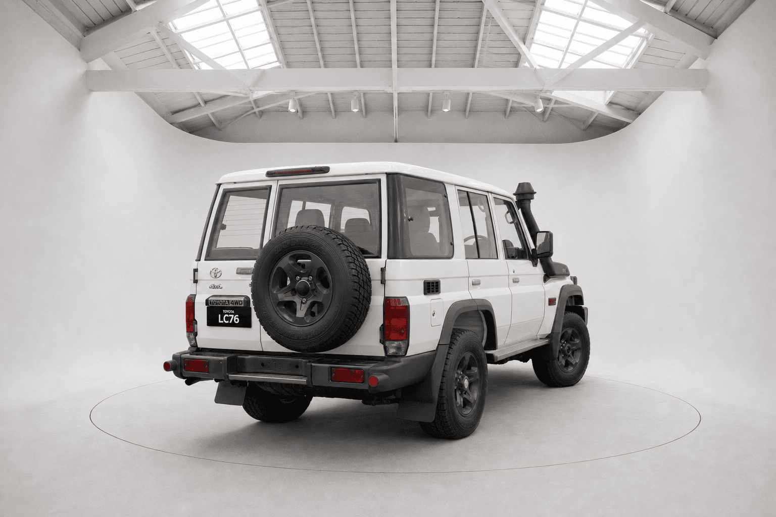 Toyota LandCruiser 70 · Rear three-quarter